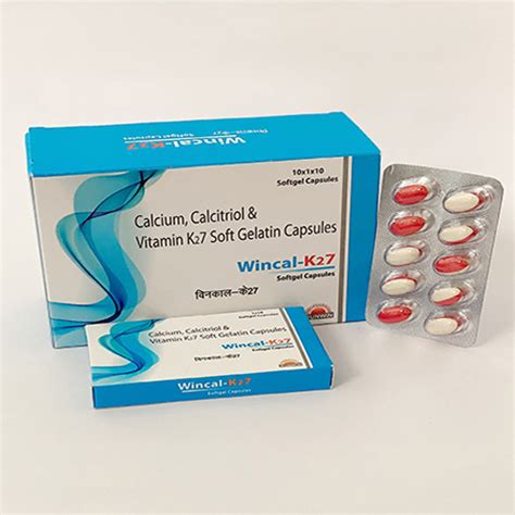WINCAL-K27 Softgel Capsules SUNWIN HEALTHCARE PVT LTD
