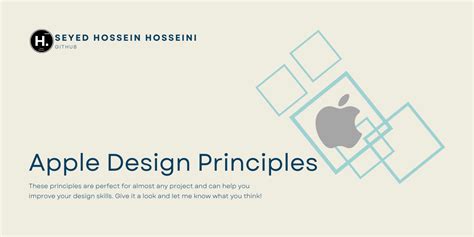 GitHub - hosseinirtr/apple-design-principles: Apple Interface Design