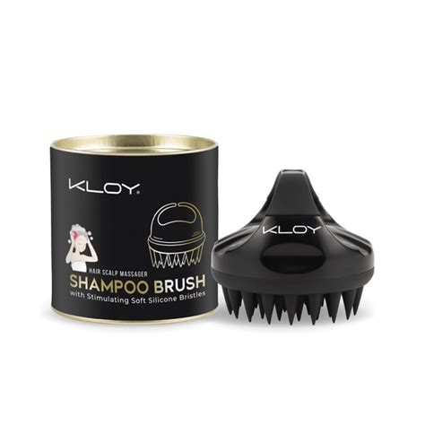 Kloy Hair Scalp Massager - Black – Ingens Tradecom Pvt. Ltd.