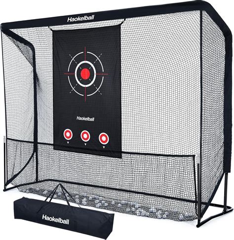 Test du filet d'entraînement Haokelball 3 x 2, 3 m pour golf