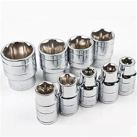 8, 10, 11, 12, 13, 15, 20mm Chrome Vanadium Steel Socket AS308 – Star International