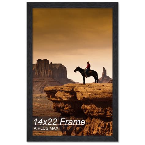 Amazon.com - A PLUS MAX 14x22 Picture Frame, Black Engineered Wood ...
