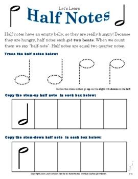 Image result for Sheet Music Half Note