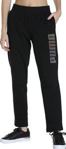PUMA WMN Sweat Pant OP 1 Solid Women Black Track Pants - Buy PUMA WMN ...
