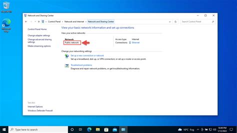 Image result for Control Panel Check Internet Network