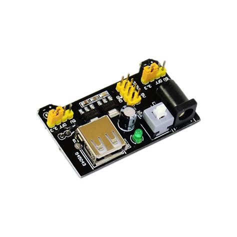 Electrobot MB102 Breadboard Power Supply Module 3.3V/5V : Amazon.in ...