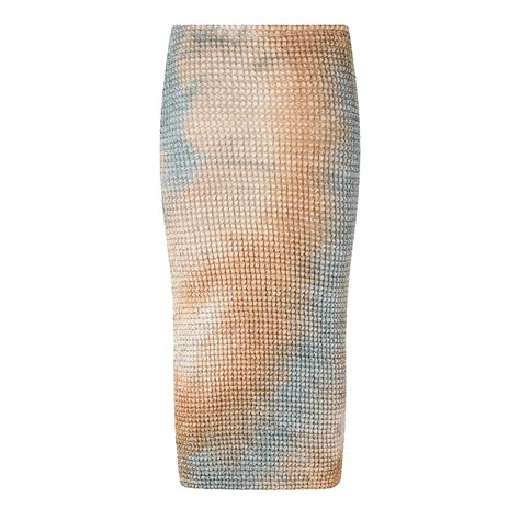 Off White Women's Smocked Tie-Dye Pencil Skirt | Sports Direct