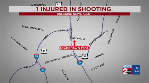 1 hurt in shooting on Dickerson Pike
