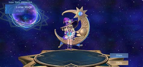 Chang'e epic skin | Lunar magic, Mobile legend wallpaper, Cute anime ...