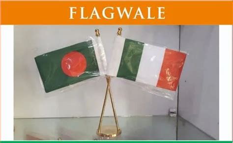 Table Flags - Table Flag Cross Brass Stand Manufacturer from New Delhi