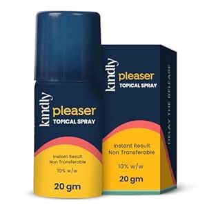 Kindly Pleaser Delay/Topical Spray 20 Gm | Non-Transferrable Spray For ...
