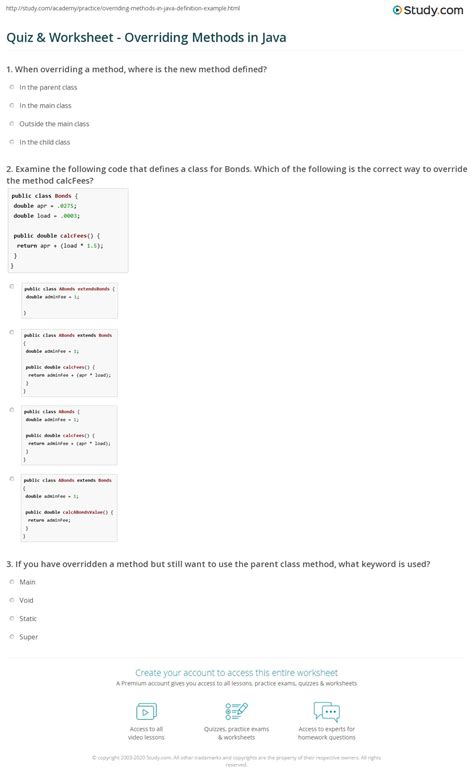 Override Methods Java 的图像结果