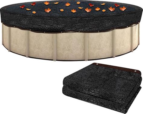 Amazon.com : 18ft Round Leaf Net Pool Covers for Above Ground Pools ...