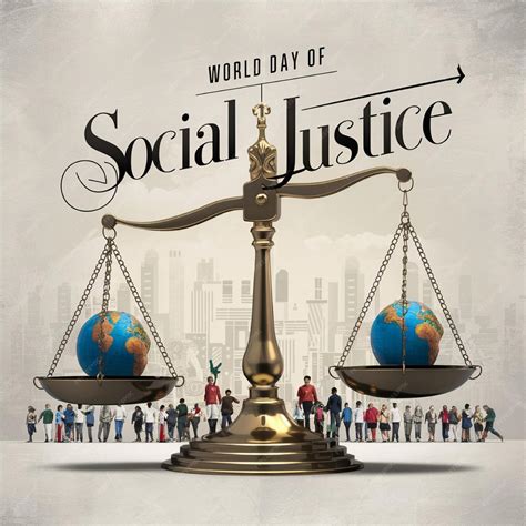 Premium Photo | World Day of Social Justice Promote fairness and equity ...