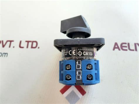 Kraus & naimer ca10-1-a221.600-e rotary switch – Aeliya Marine Tech