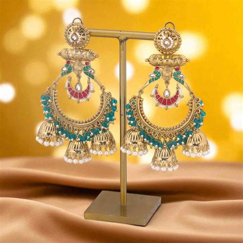 Multicolor Reeva Jhumkis – Bling Bag