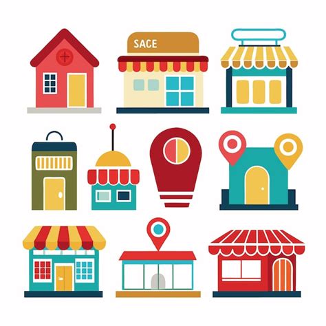 Samll Shop Vector Image 的图像结果