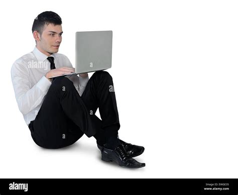 Business Man Using Computer Image 的图像结果