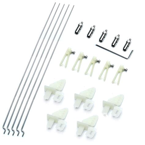 Buy WINGS OF AIR Adjustable Pushrod Connector Linkage Stopper + Nylon ...