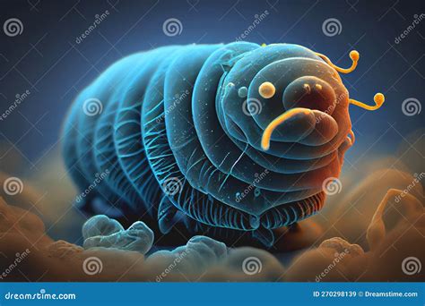 Microscopic Organism Tardigrade Stock Illustration - Illustration of ...