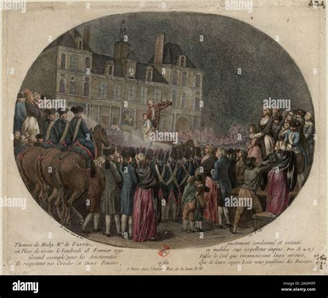 The Execution of Thomas de Mahy, Marquis de Favras (1744-1790 ...