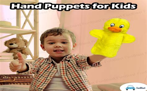 Buy FunBlast Hand Puppets for Kids - Plush Animals Hand Puppet Toys ...