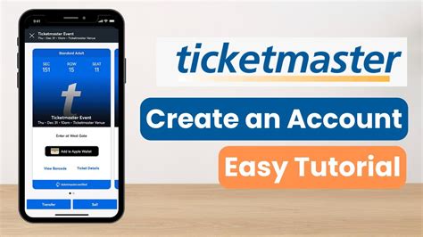 Image result for Ticketmaster CreateAccount