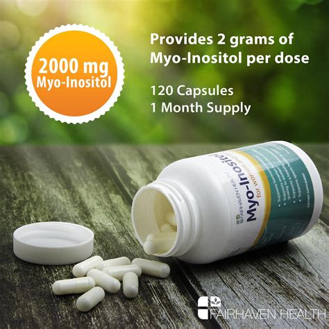 Fairhaven Health Myo-Inositol Supplement 2000mg | India | Ubuy