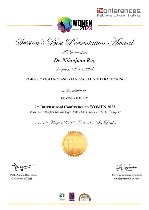 Achievements of Faculty | School of Gender Studies