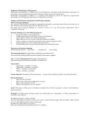 Performance Management Strategy Student Lecture 的图像结果