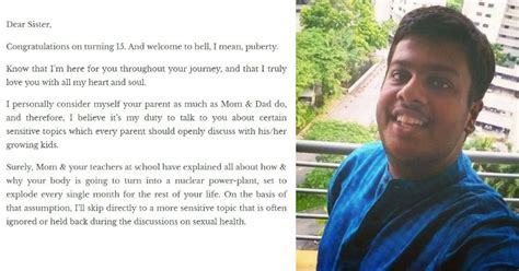 This Guy's Letter To His Sister, Encouraging Her To Masturbate Is ...