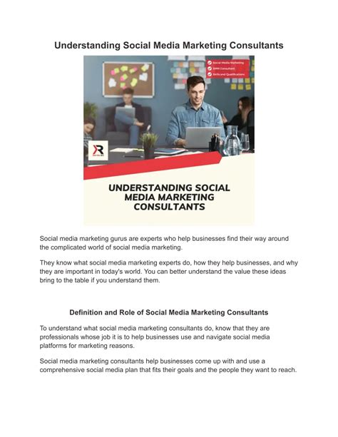 PPT - Social Media Marketing Consultants PowerPoint Presentation, free ...