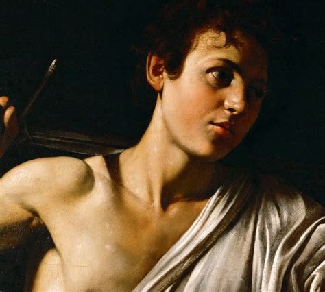 David And Goliath Painting By Caravaggio Valentin De Boulogne | David