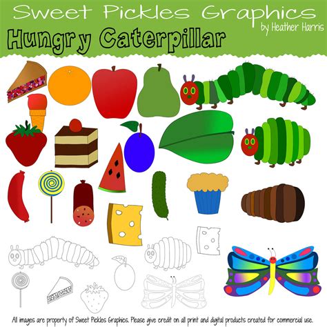 Very Hungry Caterpillar Clipart