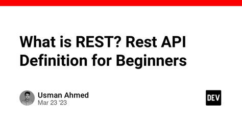 REST API Definition 的图像结果