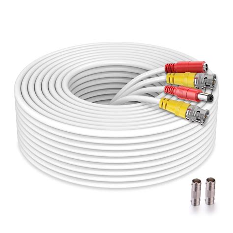 WildHD 200ft All-in-One Siamese BNC Video and Power Security Camera ...