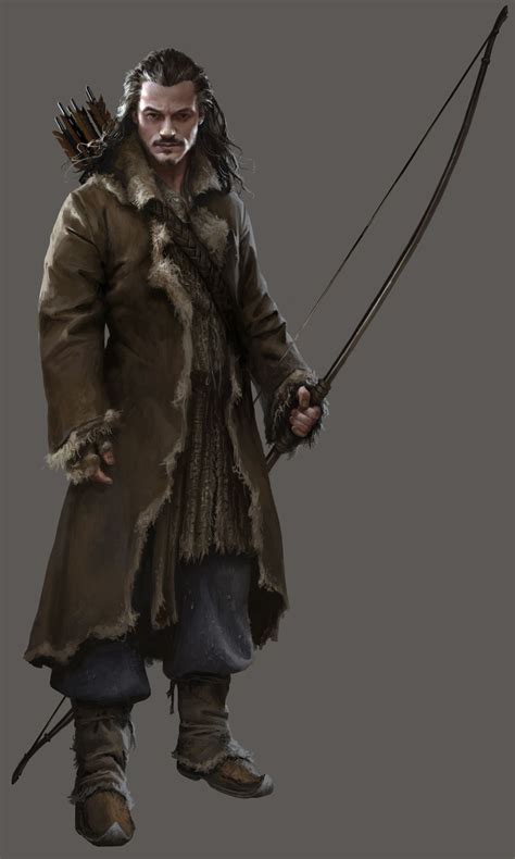 Bard the Bowman art by Daarken for The Hobbit: Kingdoms of Middle-earth ...