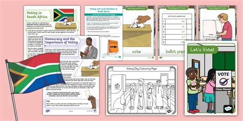 Voting and Elections in South Africa Pack (teacher made)