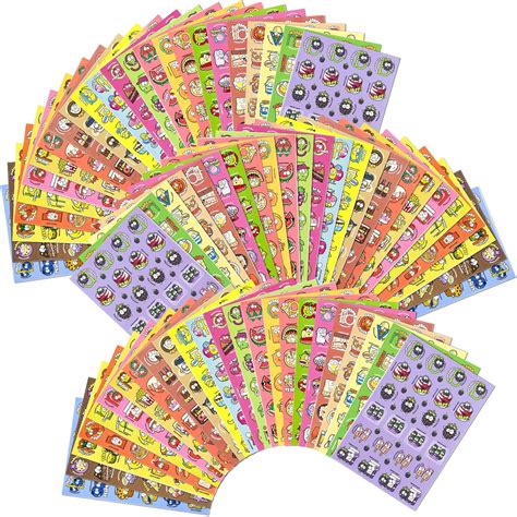 Amazon.com: VKPI Scratch and Sniff Stickers, 1728 Pieces Fruits and ...
