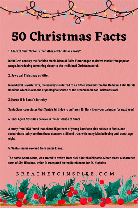 Christmas Facts Unusual at Lula Meyers blog