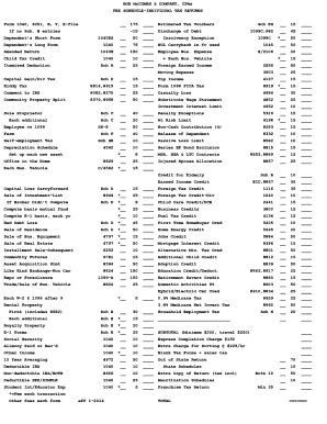 FEE SCHEDULE-INDIVIDUAL TAX RETURNS Form 1040, 6251, B ... - Fill and ...
