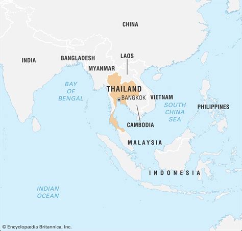 Thailand Map World