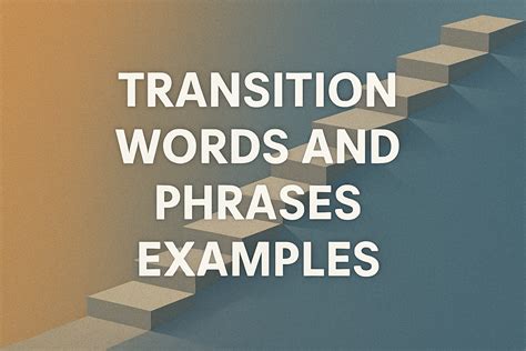 Image result for Transition Words Phrases Examples