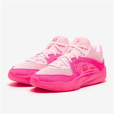 Nike KD16 NRG - Pink Foam/White/Fierce Pink/Hyper Pink - Mens Shoes ...