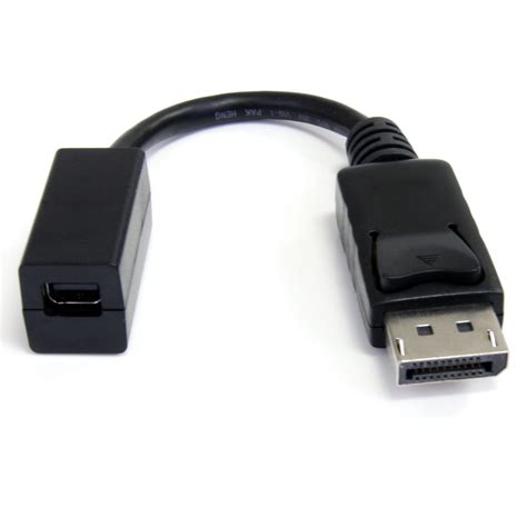 StarTech.com 6in Mini DisplayPort to DisplayPort Video Cable Adapter ...