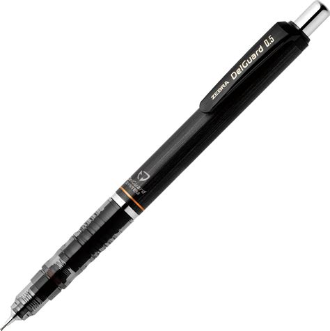 Zebra DelGuard 0.5mm Lead Mechanical Pencil, Black Body (P-MA85-BK ...