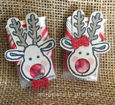 Snippets and Pretties- Mini Tic Tac reindeer treats for Christmas ...