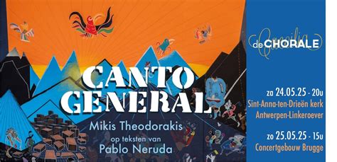 CANTO GENERAL, Sint-Anna-ten-Drieënkerk, Antwerp, 24 May 2025 | AllEvents