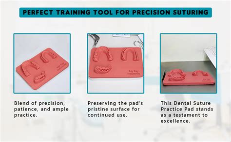 KKI Advance Dental Suture Pad for Surgical Practice and Suturing ...