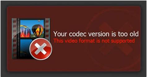 Image result for Codec Error